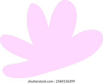 Simple Hand Drawn Flower Vector Illustration