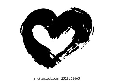 Desenho de coração desenhado à mão simples ilustração Rabiscar coração rabiscar clipart Amor