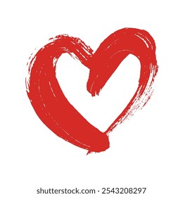 Simple dibujado a mano ilustración de dibujo de corazón Garabato corazón doodle Amor Clipart