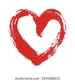 Simple hand drawn heart drawing illustration Scribble heart doodle Love clipart