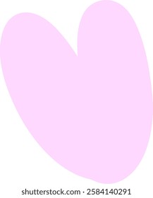 Simple Hand Drawn Heart Vector Illustration