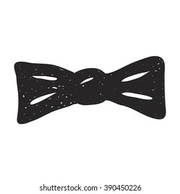 Simple hand drawn illustration of a bowtie