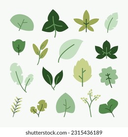simple hand drawn illustration of a single leaf