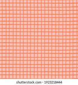 simple hand drawn lines plaid background pattern.