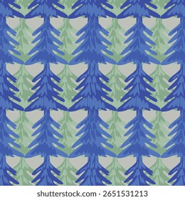 simple hand drawn of some evergreen trees as a background image
