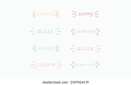 Simple hand drawn speech bubble. Modern vector design template