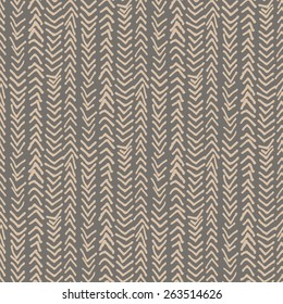 Simple hand drawn tribal inspired pattern