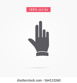 simple hand icon design