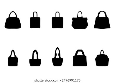 Simple Handbag Illustration set design