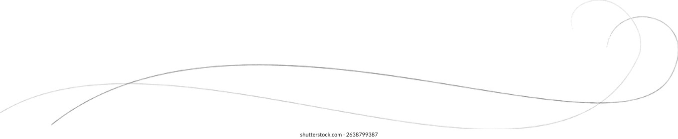 Simple Hand-Drawn Black Decorative Line Illustration
