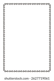Simple hand-drawn cute glasses square frame