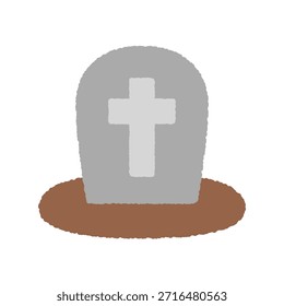Ilustração simples de ícone desenhado à mão: Grave
