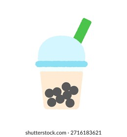 Ilustração simples de ícone desenhado à mão: Tapioca