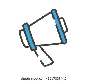 Simple hand-drawn illustration of a loudspeaker Vector
