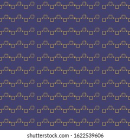 Simple hand-drawn pattern with geometric ornament. Vector illustration
