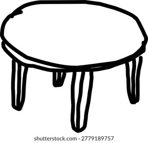 Simple hand  drawn