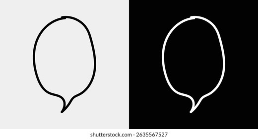 Simple hand-drawn speech bubbles for use in conversation scenes