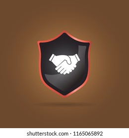 simple handshake icon