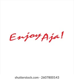 Simple handwriting, enjoy it. this can be used as graphic design