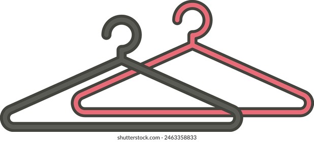simple hanger icon vector illustration