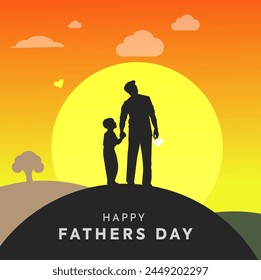 simple happy father's day design background