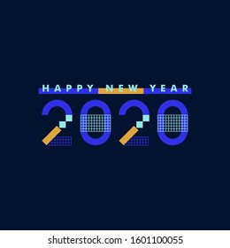 Simple Happy New Year 2020 Cards