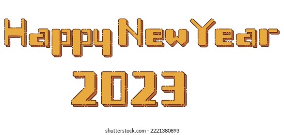 simple happy new year text material