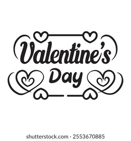 simple happy valentin s day typography or calligra.eps