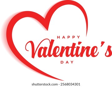 simple happy valentines day celebration background design