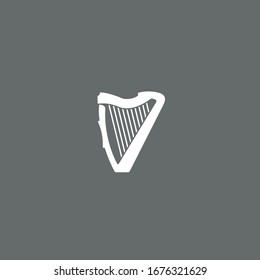 un simple logotipo de Harp / diseño de iconos