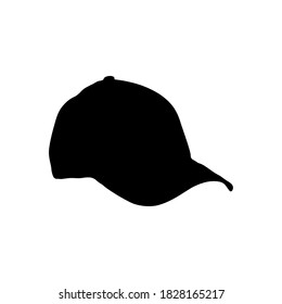 Simple hat drawing, hat vector icon.