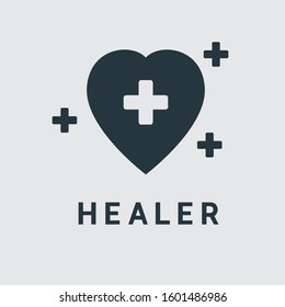 Simple Healer Logo or Icon Design