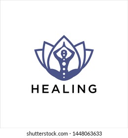 Simple Healing Logo Stock Design