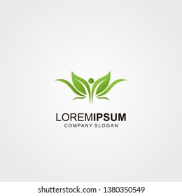 simple health life logo - vector