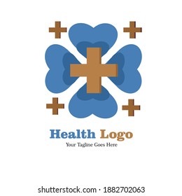 Simple Health Logo Design Template
