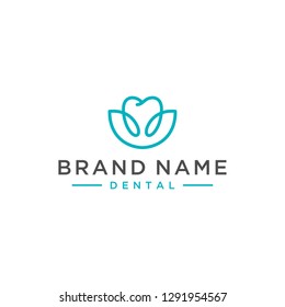 simple healty dental logo design