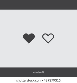 Simple Heart Icons