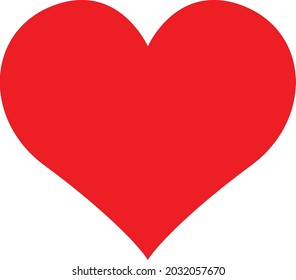 Simple Heart Illustration in Vector