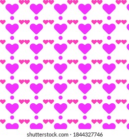 Simple Heart love concept pattern vector design template