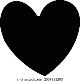 Simple heart silhouette.
For celebrating Valentine's Day, Mother's Day or wedding.
Transparent background.