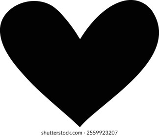 Simple heart silhouette.
For celebrating Valentine's Day, Mother's Day or wedding.
Transparent background.