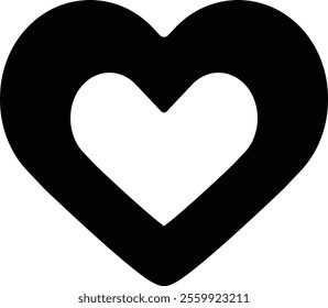 Simple heart silhouette.
For celebrating Valentine's Day, Mother's Day or wedding.
Transparent background.