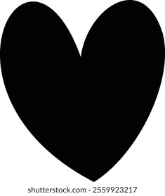 Simple heart silhouette.
For celebrating Valentine's Day, Mother's Day or wedding.
Transparent background.