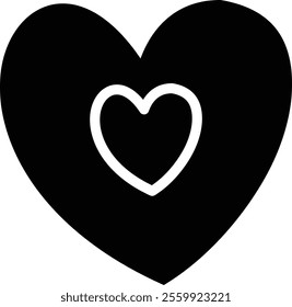 Simple heart silhouette.
For celebrating Valentine's Day, Mother's Day or wedding.
Transparent background.