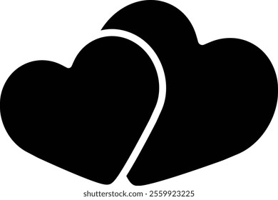 Simple heart silhouette.
For celebrating Valentine's Day, Mother's Day or wedding.
Transparent background.