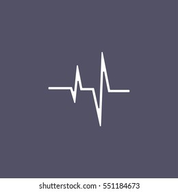 simple heartbeat icon