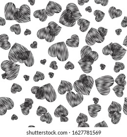 Simple hearts pattern for design for valentines day, mothers day or birthday.
