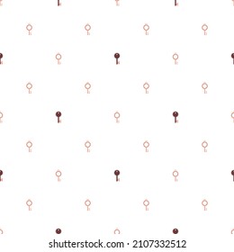 Simple hearts seamless vector pattern. Valentines day background. Flat design endless chaotic texture made of tiny heart silhouettes. Shades of red.