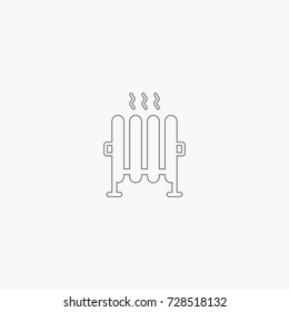 simple heater icon