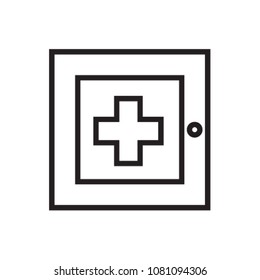 Simple Heath Box Icon For Healthy, Medicine, Hospital. Related Vector Lines Icon. With 100px x 100px Perfect Pixel 